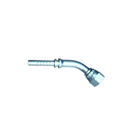 Conector Angulado 45° JIC 1/4" x Espiga 1/4"