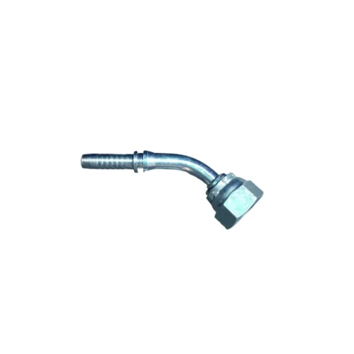 Conector Angulado 45° JIC 5/8" x Espiga 3/8"