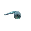 PORFS90T 04-06 Conexión Hidráulica Hembra Giratoria ORFS de 90° 3/8" x Espiga 1/4"